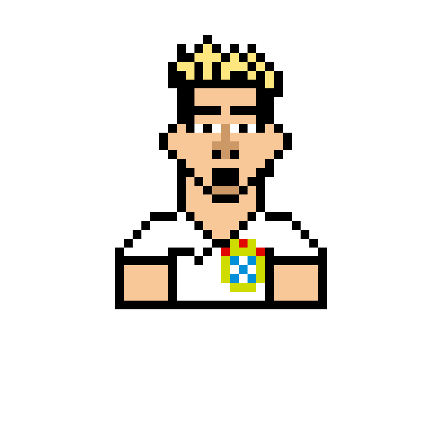 Pärlplatta mönster för CR7      SIUUUUU