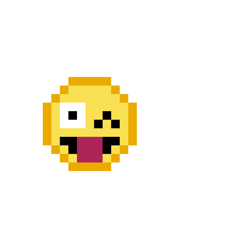 Pärlplatta mönster för Emoji