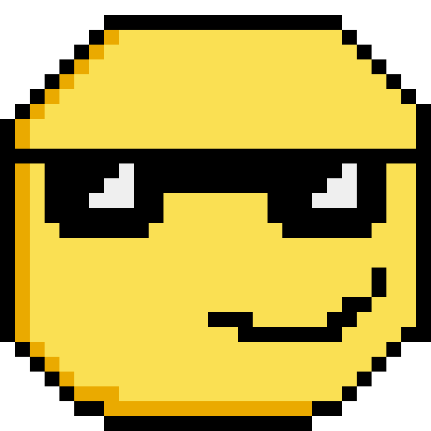Pärlplatta mönster för emoji