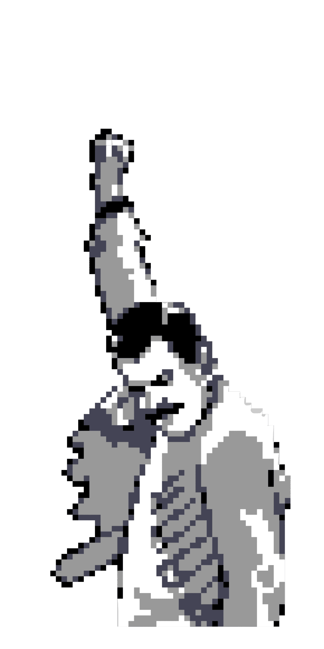 Pärlplatta mönster för Freddy Mercury