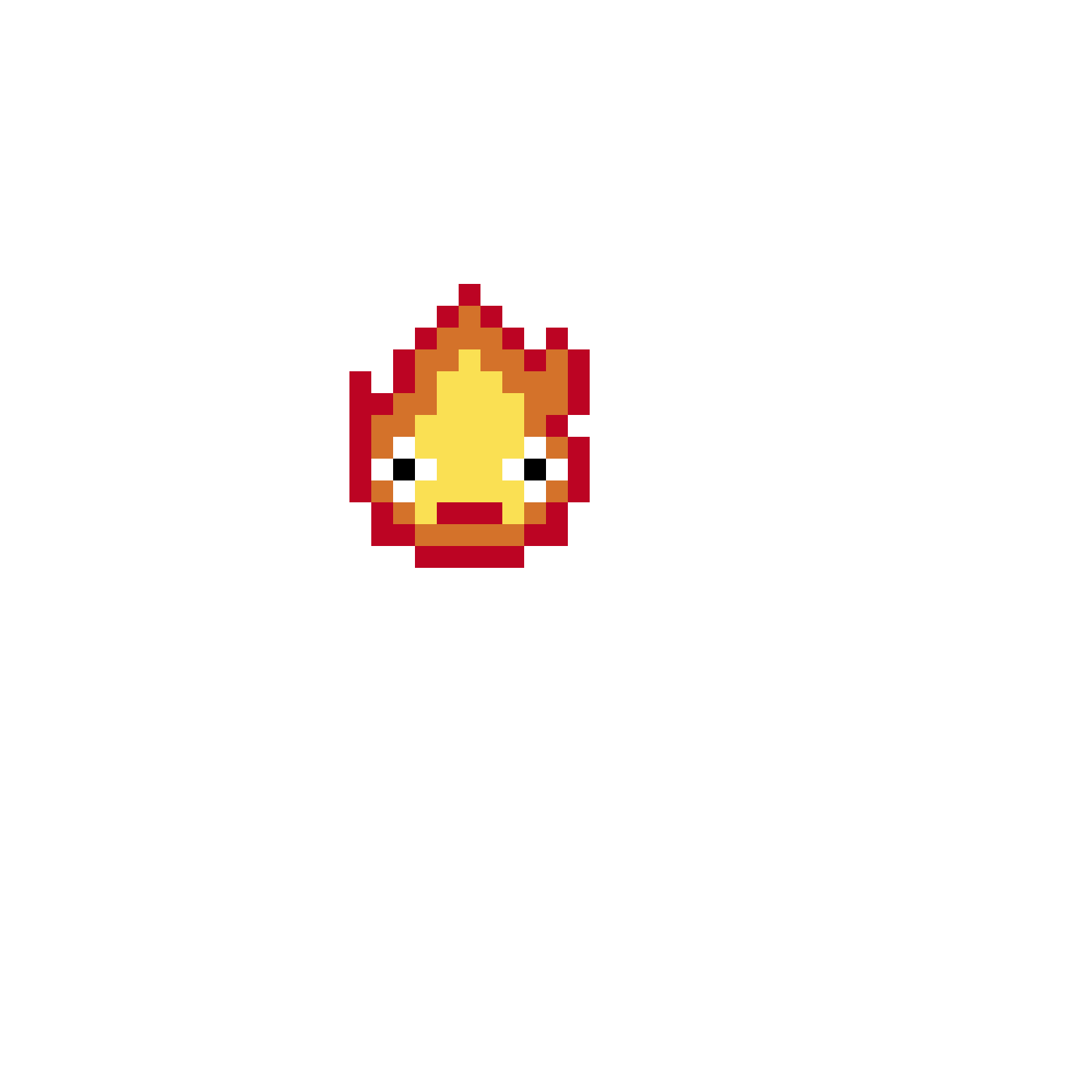 Pärlplatta mönster för Calcifer