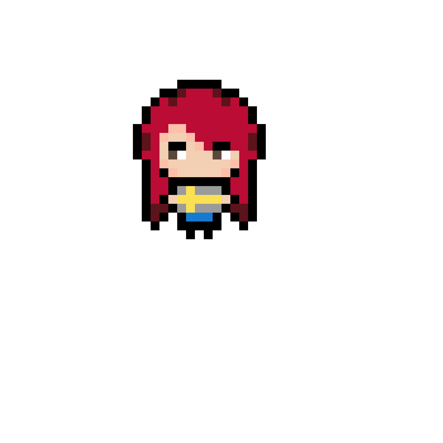 Pärlplatta mönster för Erza Fairy Tail