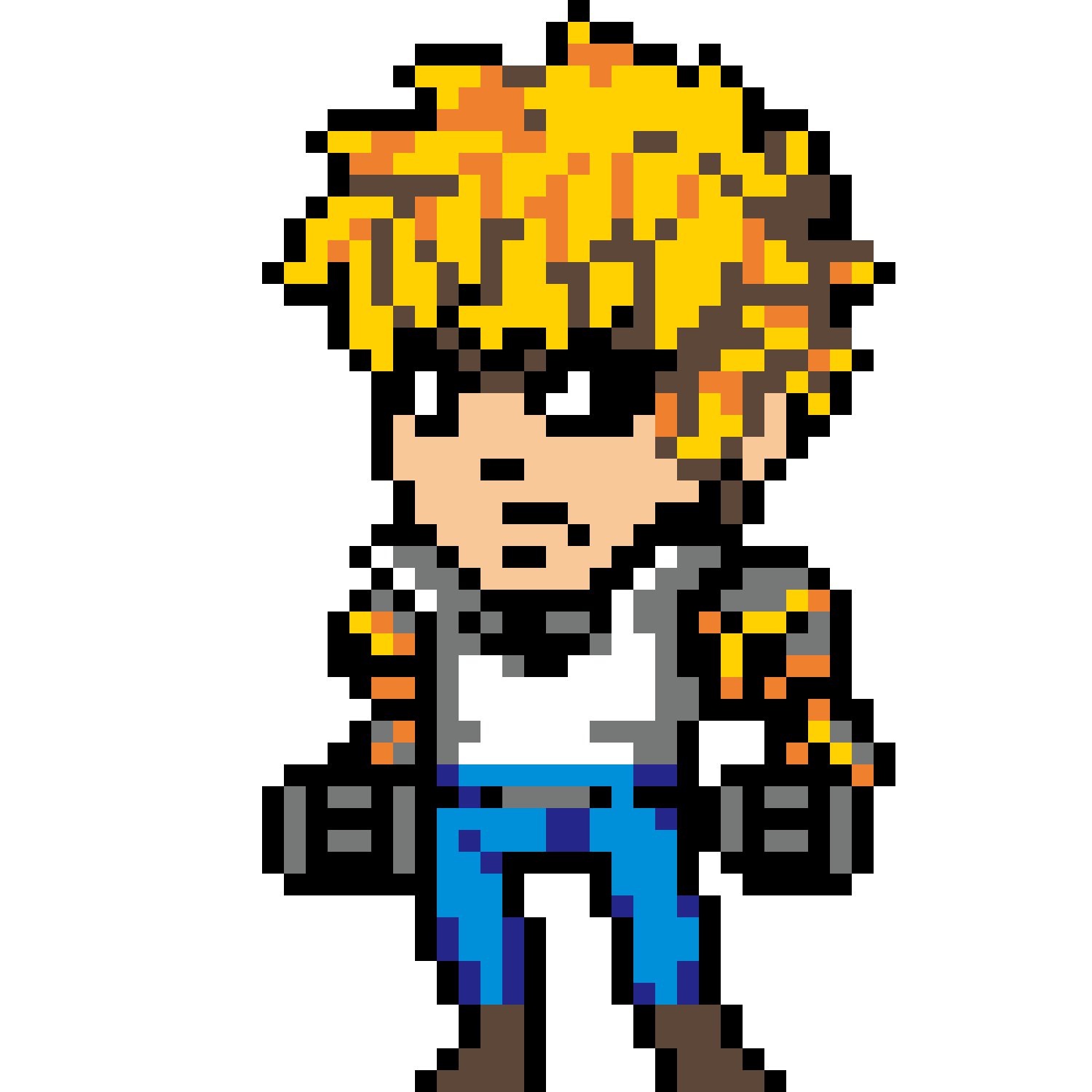 Pärlplatta mönster för Genos One punch man