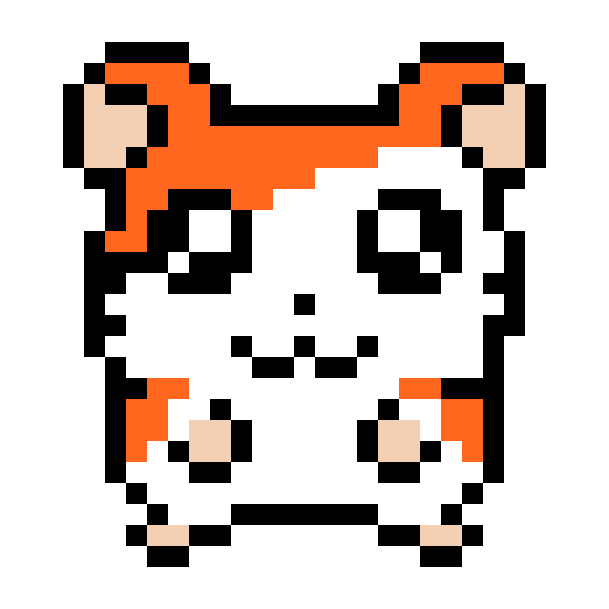 Pärlplatta mönster för Hamtaro