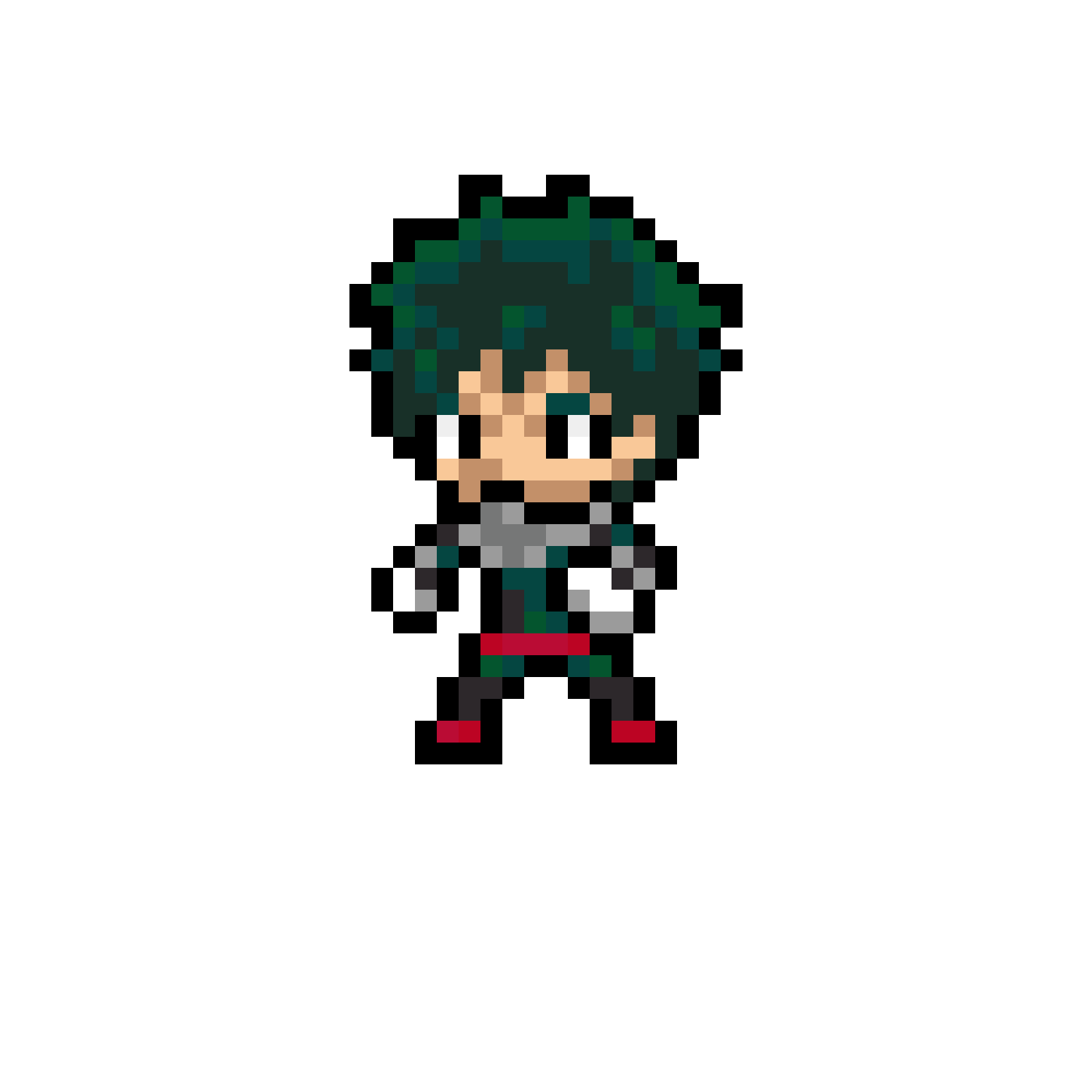 Pärlplatta mönster för Izuku