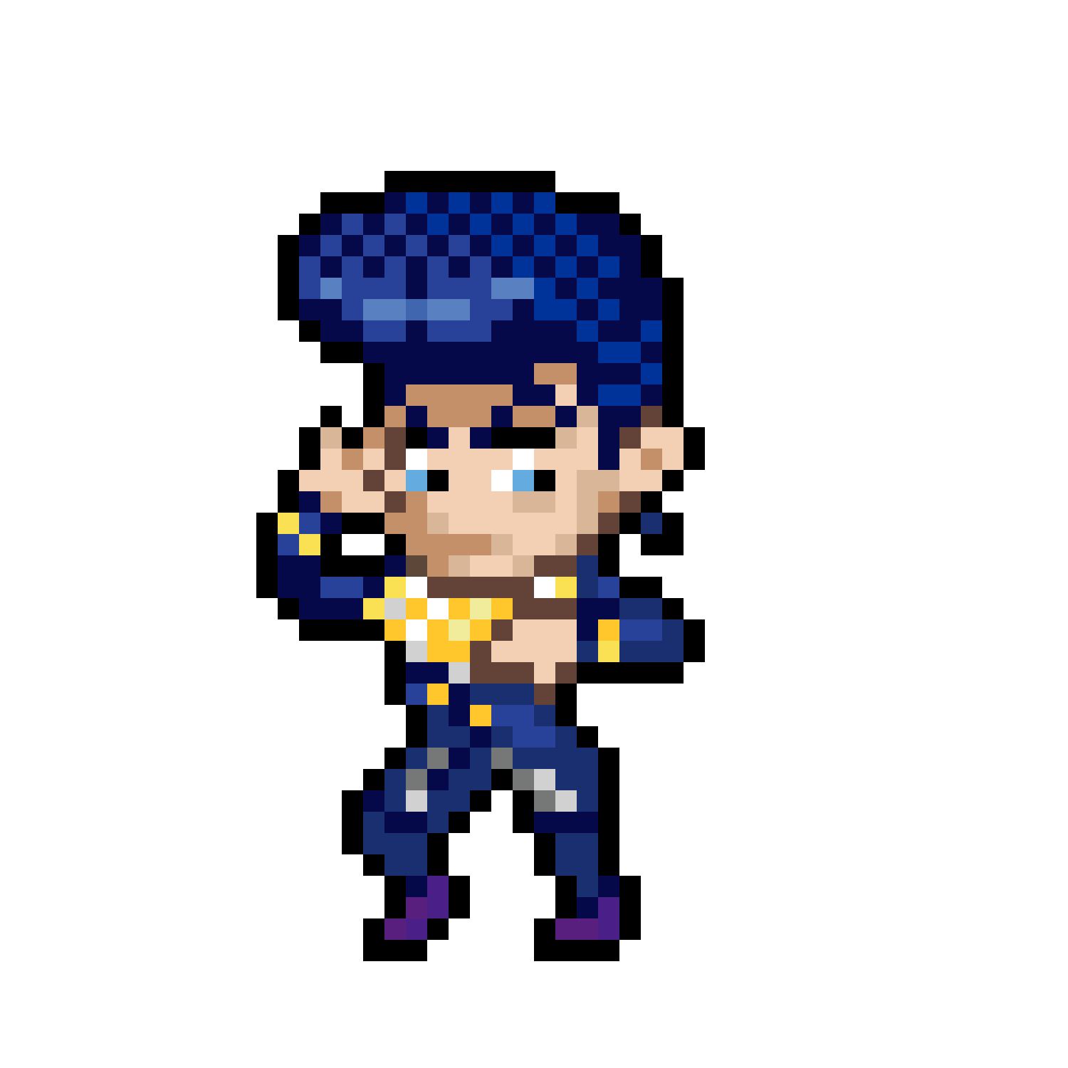 Pärlplatta mönster för Josuke - Jojos Bizarre Adventure