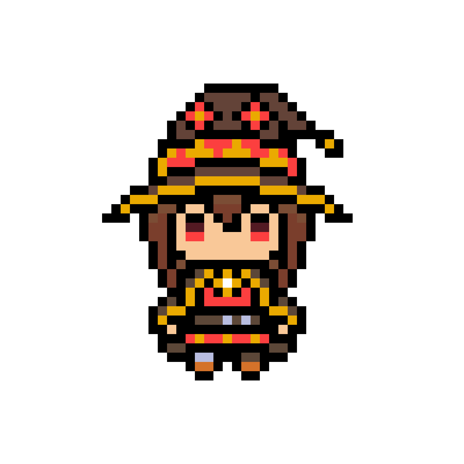 Pärlplatta mönster för Megumin - Konosuba