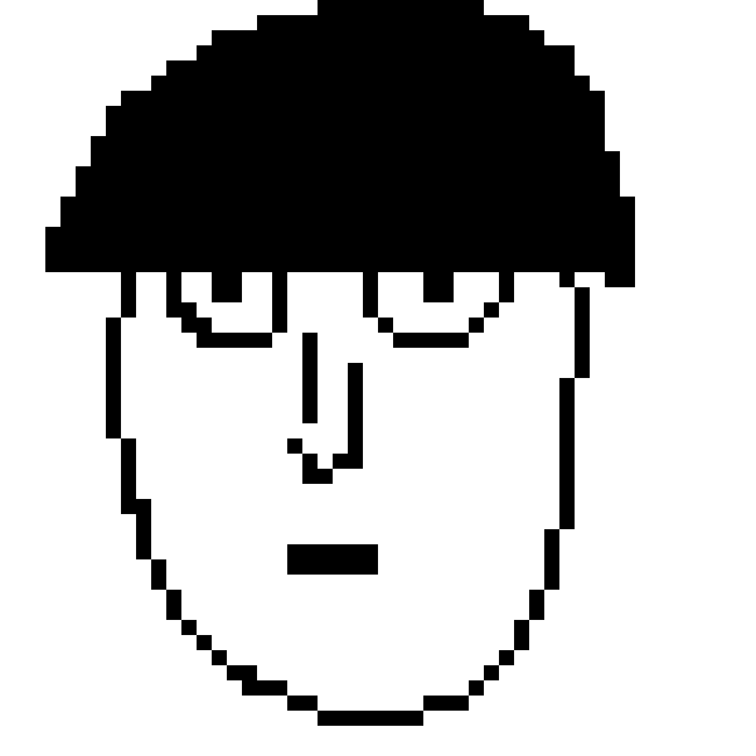 Pärlplatta mönster för Mob Psycho