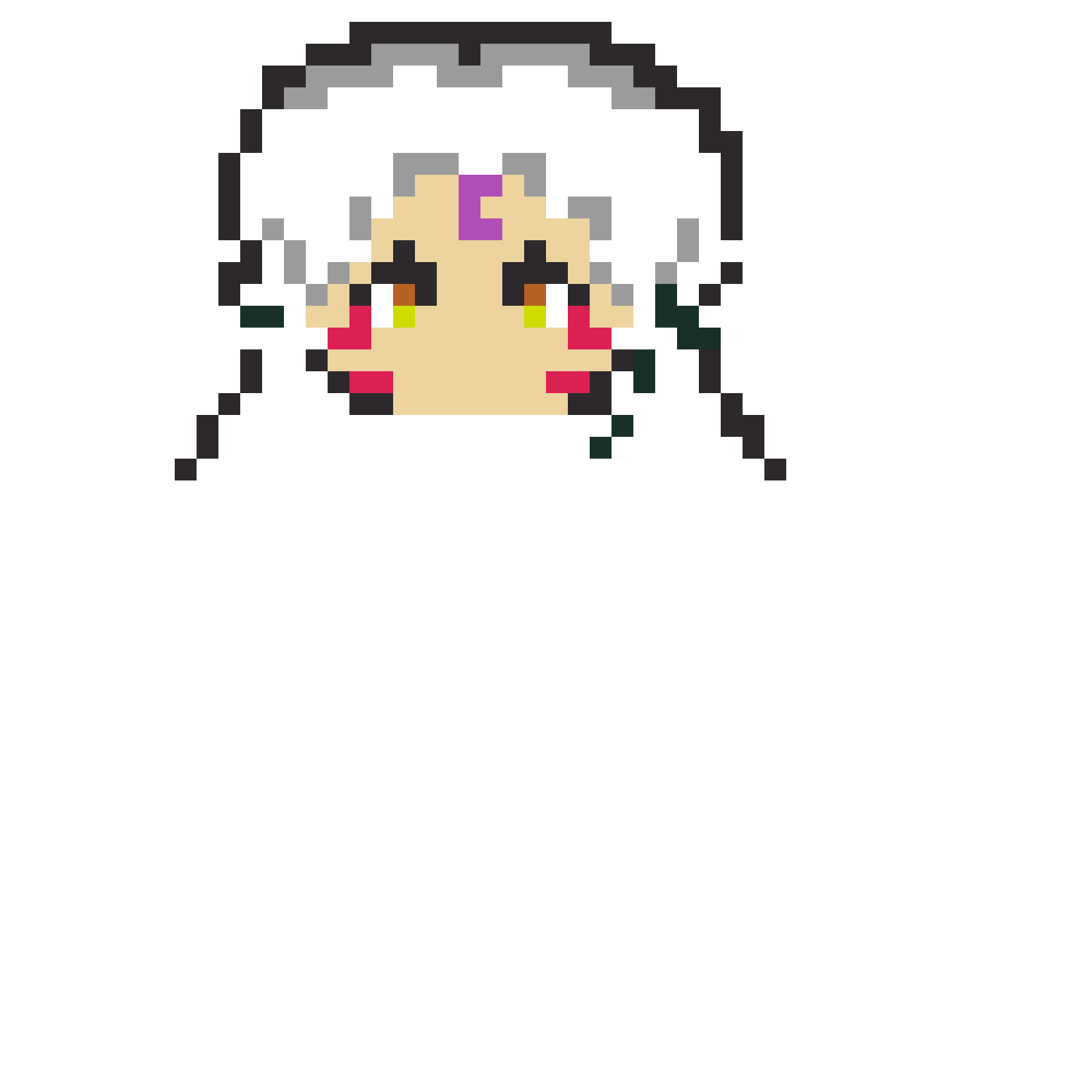 Pärlplatta mönster för Sesshomaru