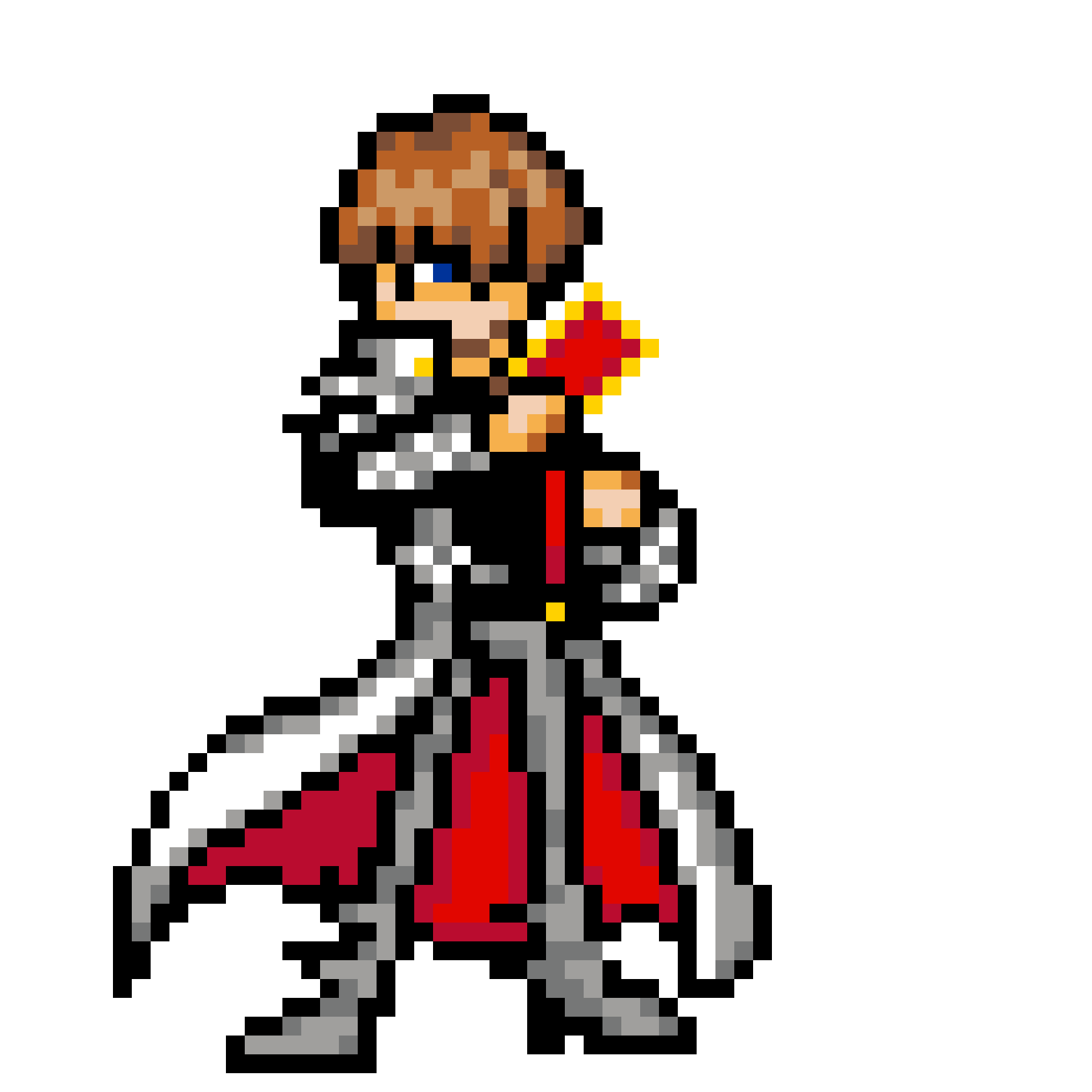 Pärlplatta mönster för Seto Kaiba