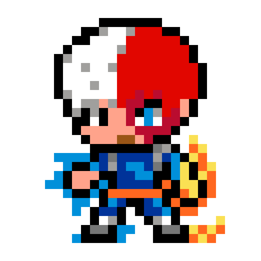 Pärlplatta mönster för Shoto Todoroki - My Hero Academy