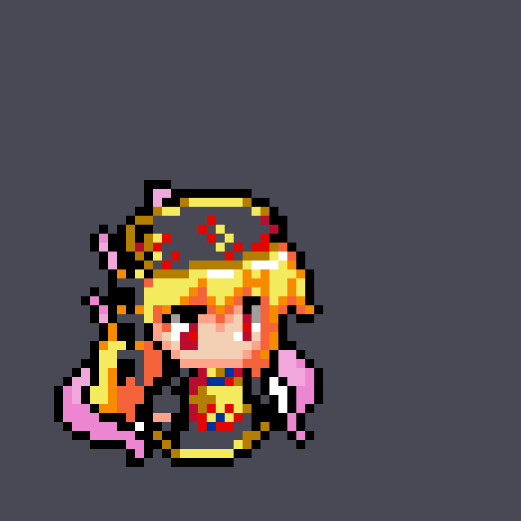 Pärlplatta mönster för Touhou Project Junko