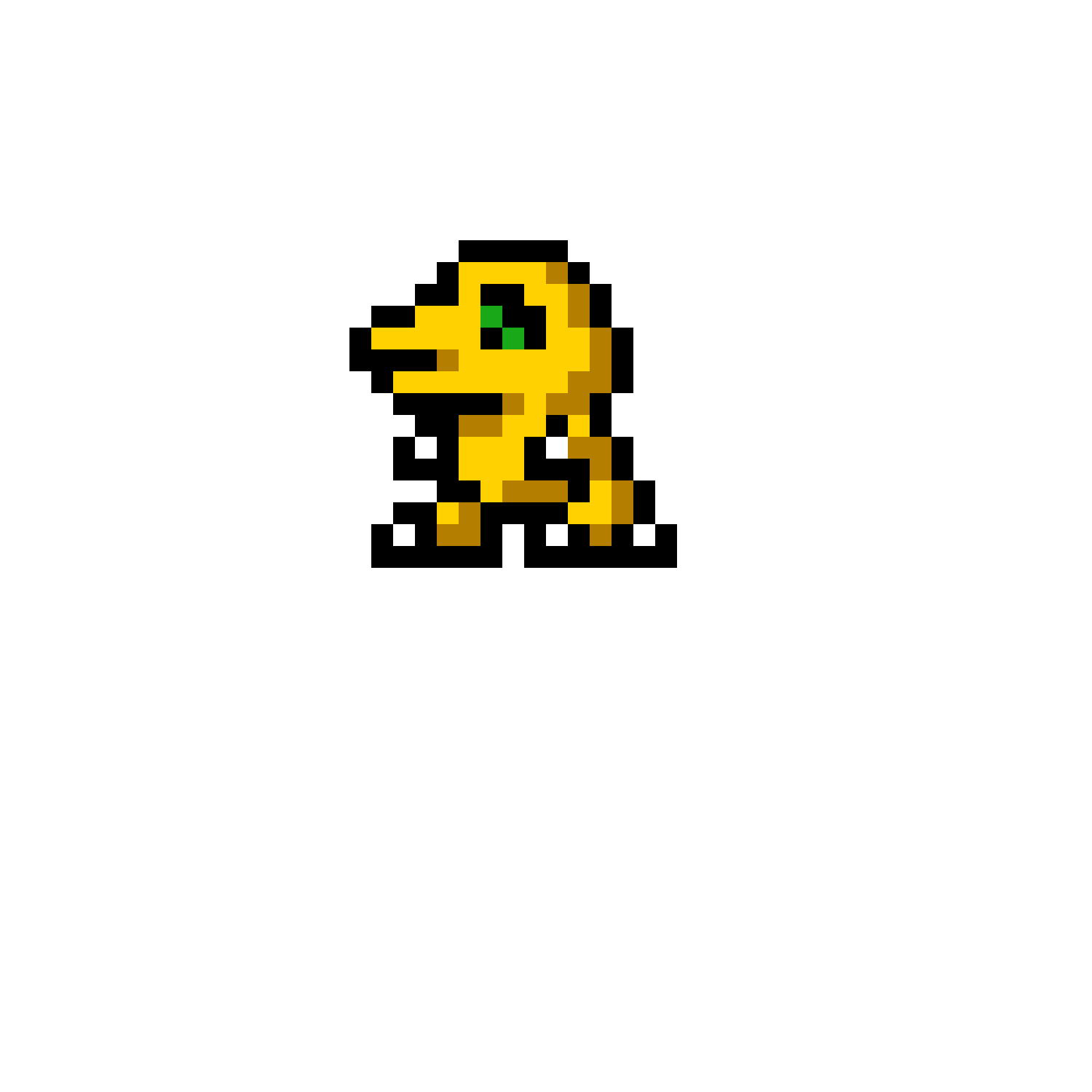 Pärlplatta mönster för AGUMON-DOT (DIGIMON)