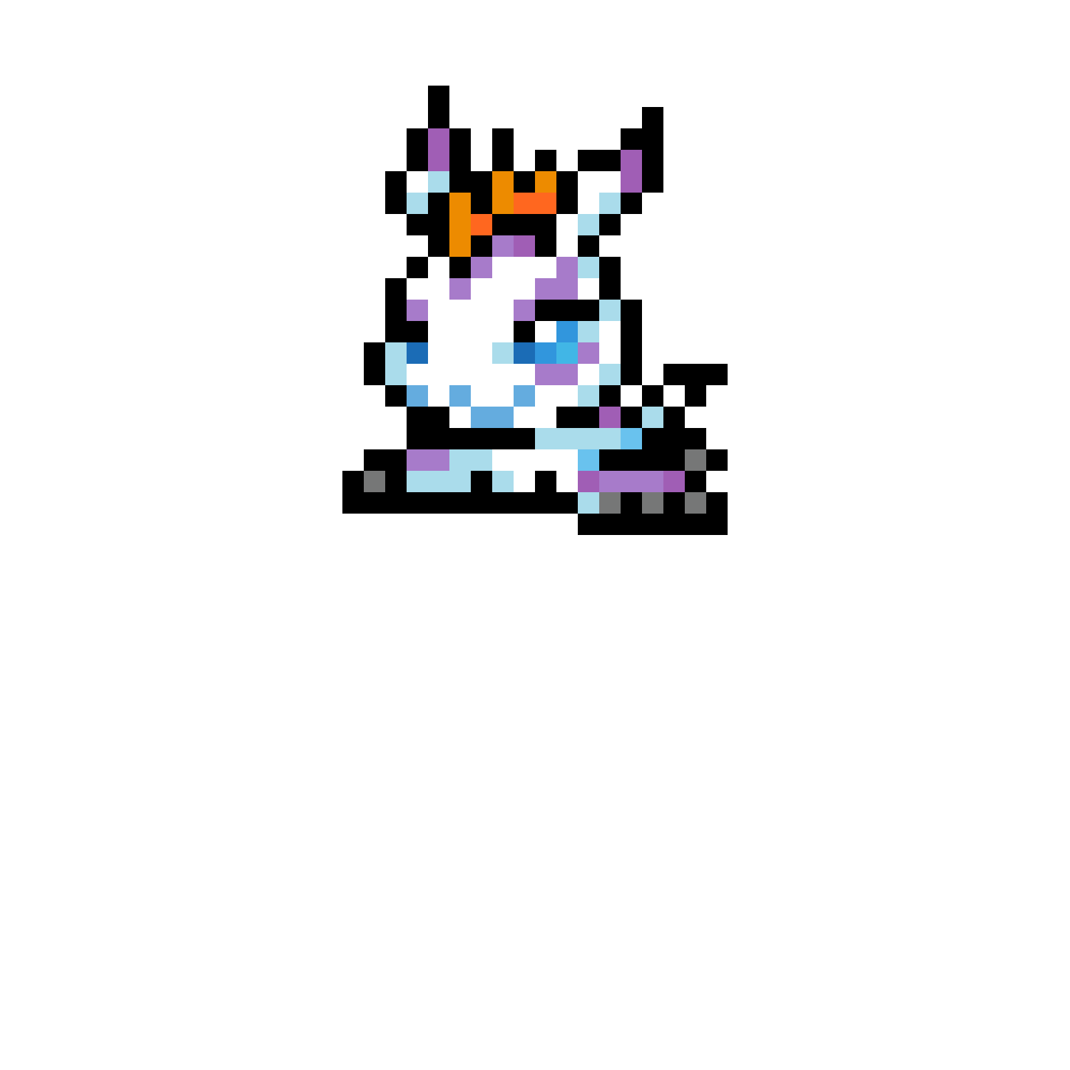 Pärlplatta mönster för GOMAMON (DIGIMON)