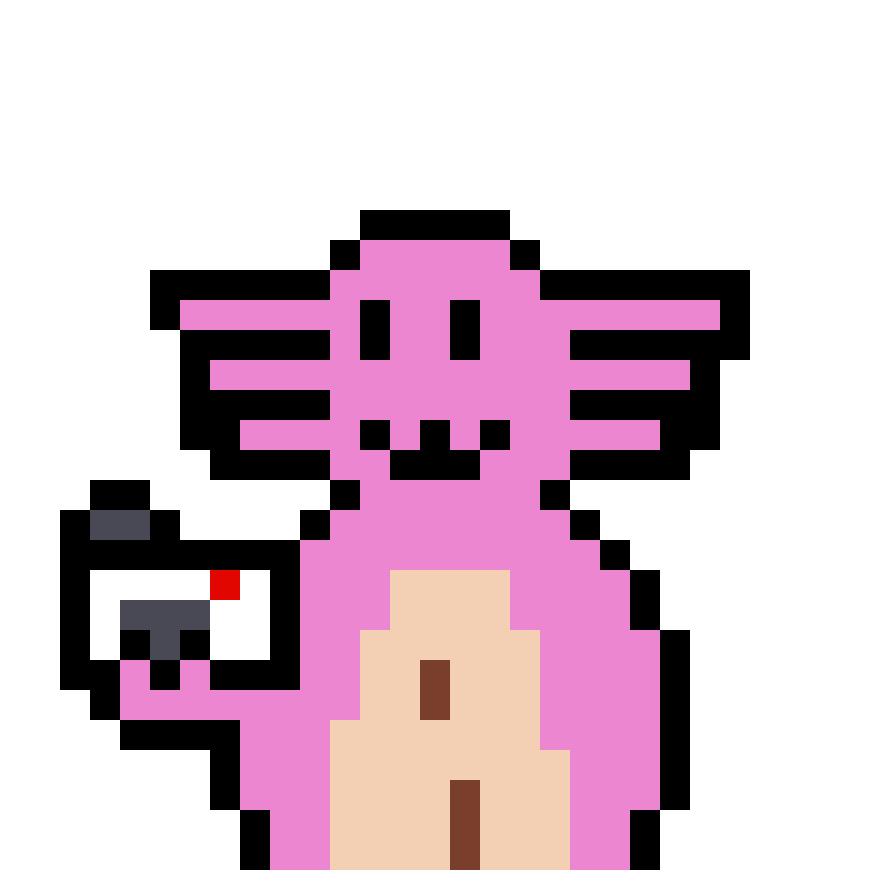 Pärlplatta mönster för Axolotl google