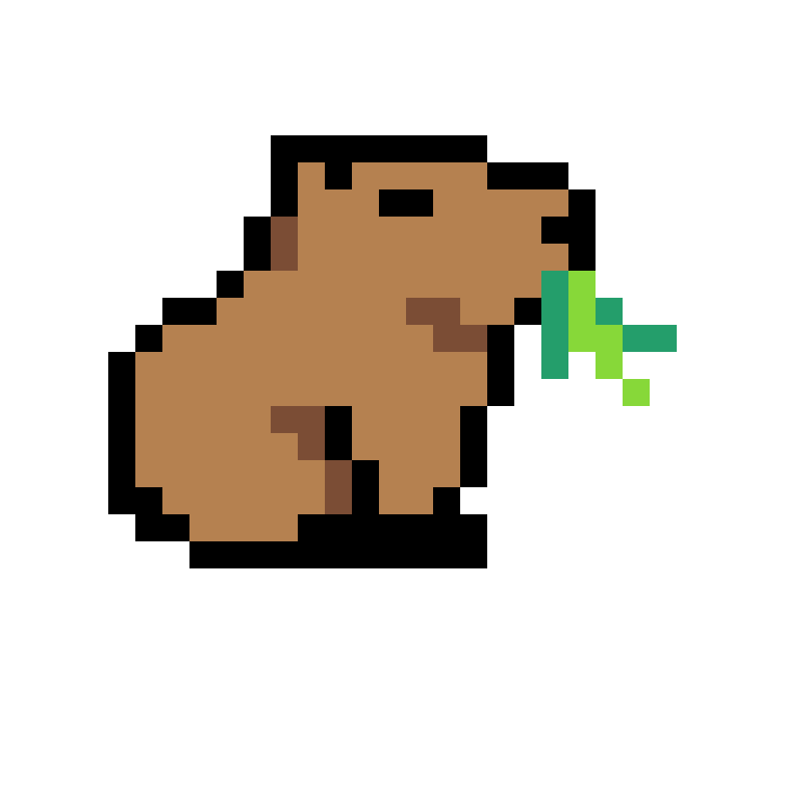 Pärlplatta mönster för Capybara