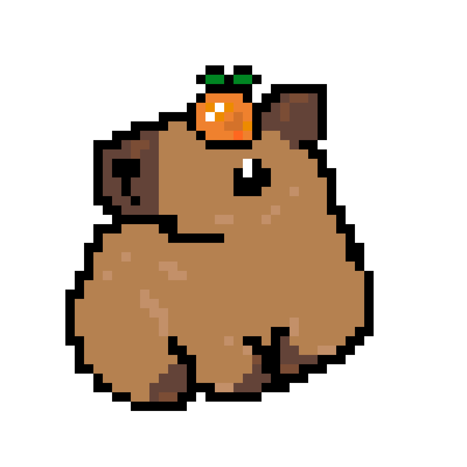 Pärlplatta mönster för Capybara