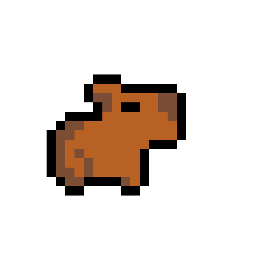 Pärlplatta mönster för Capybara