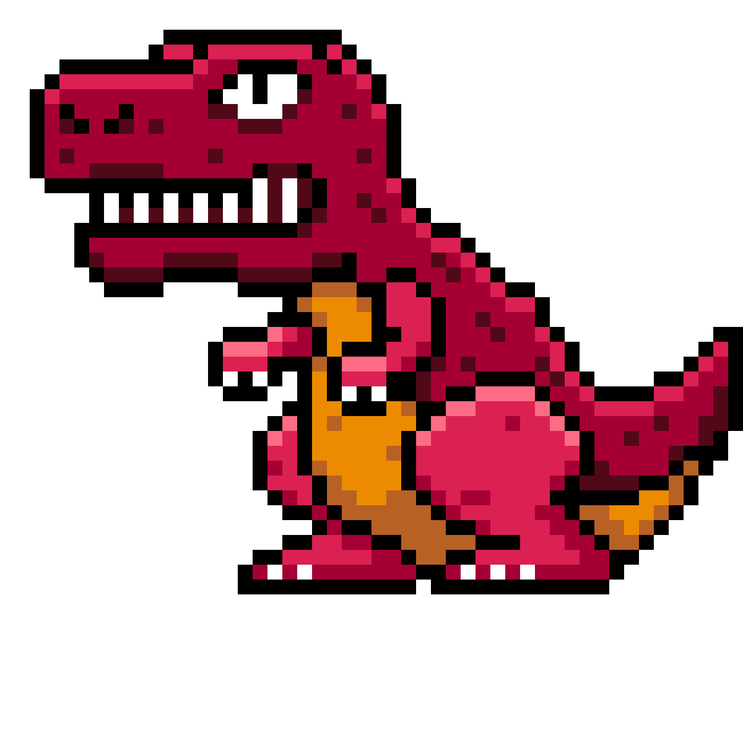 Pärlplatta mönster för Dinosaurie 1