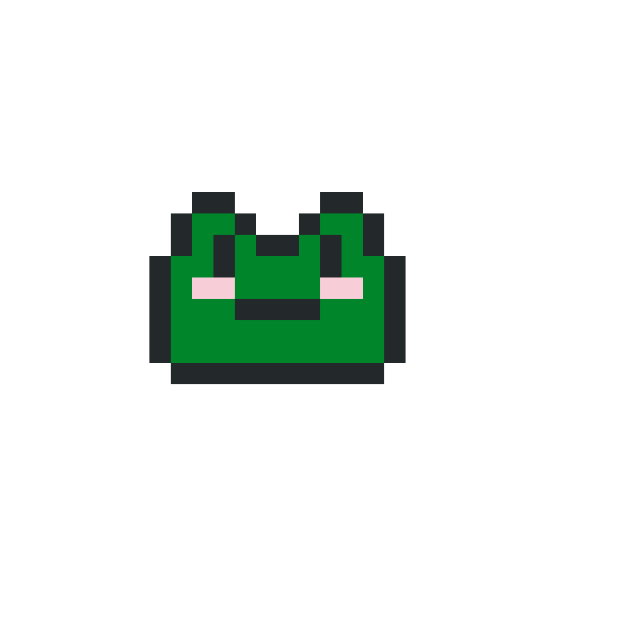 Pärlplatta mönster för Frog Bead