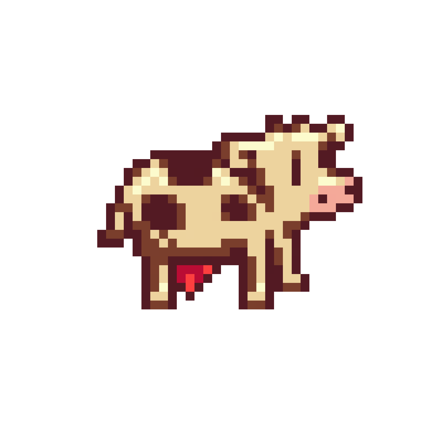 Pärlplatta mönster för Ko Stardew Valley
