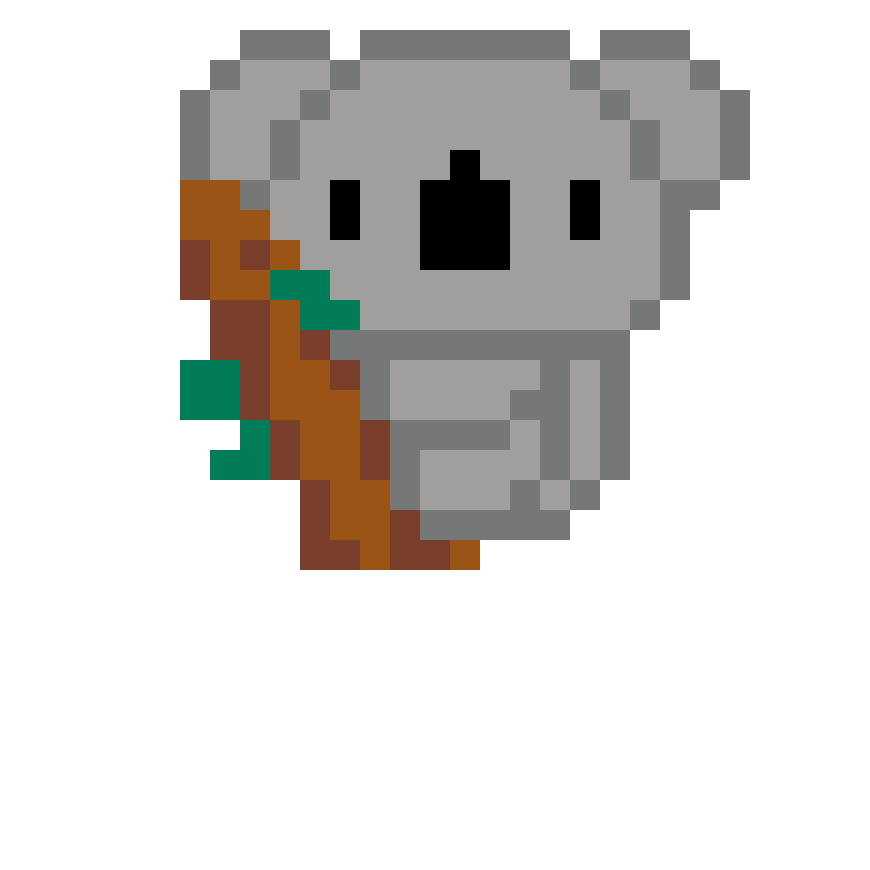 Pärlplatta mönster för koala glad :D
