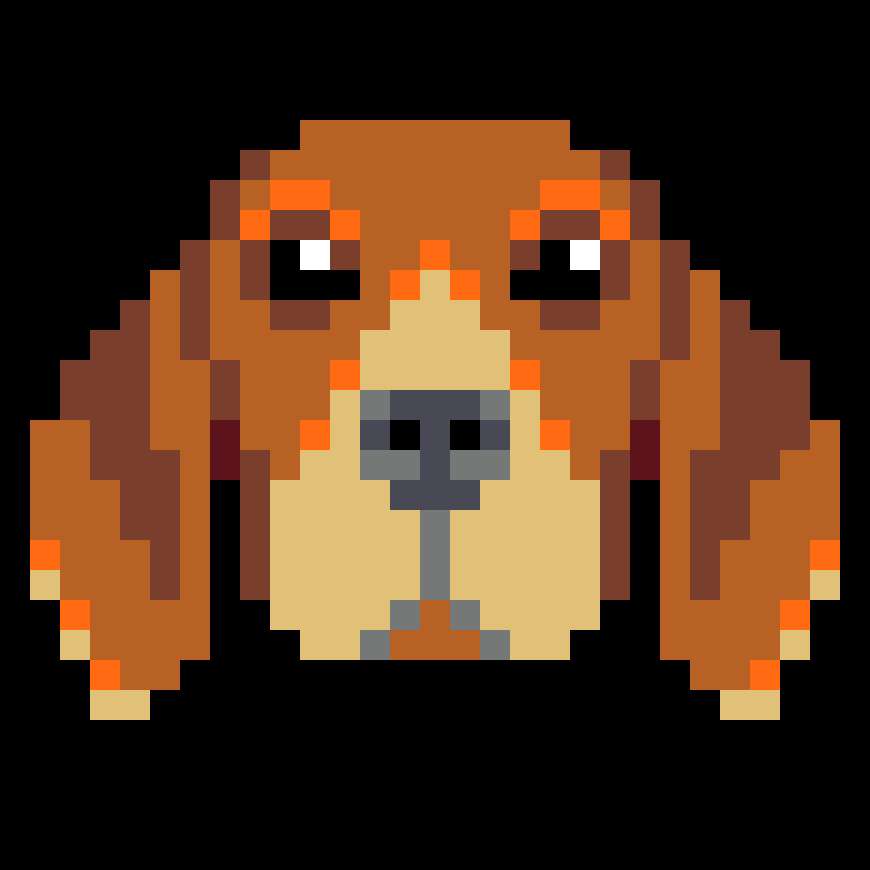 Pärlplatta mönster för P Basset Hound #2