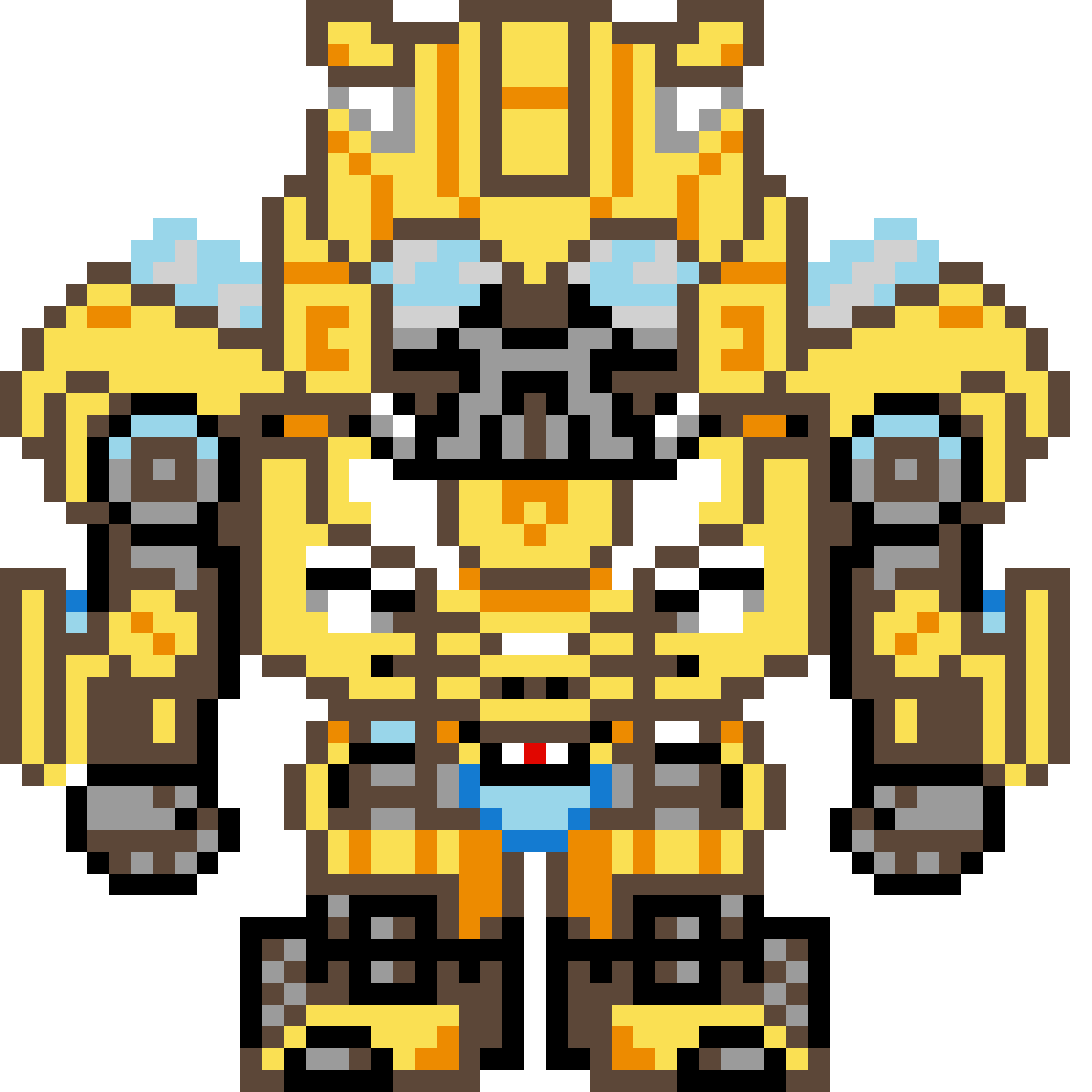 Pärlplatta mönster för BUMBLEBEE - Transformers