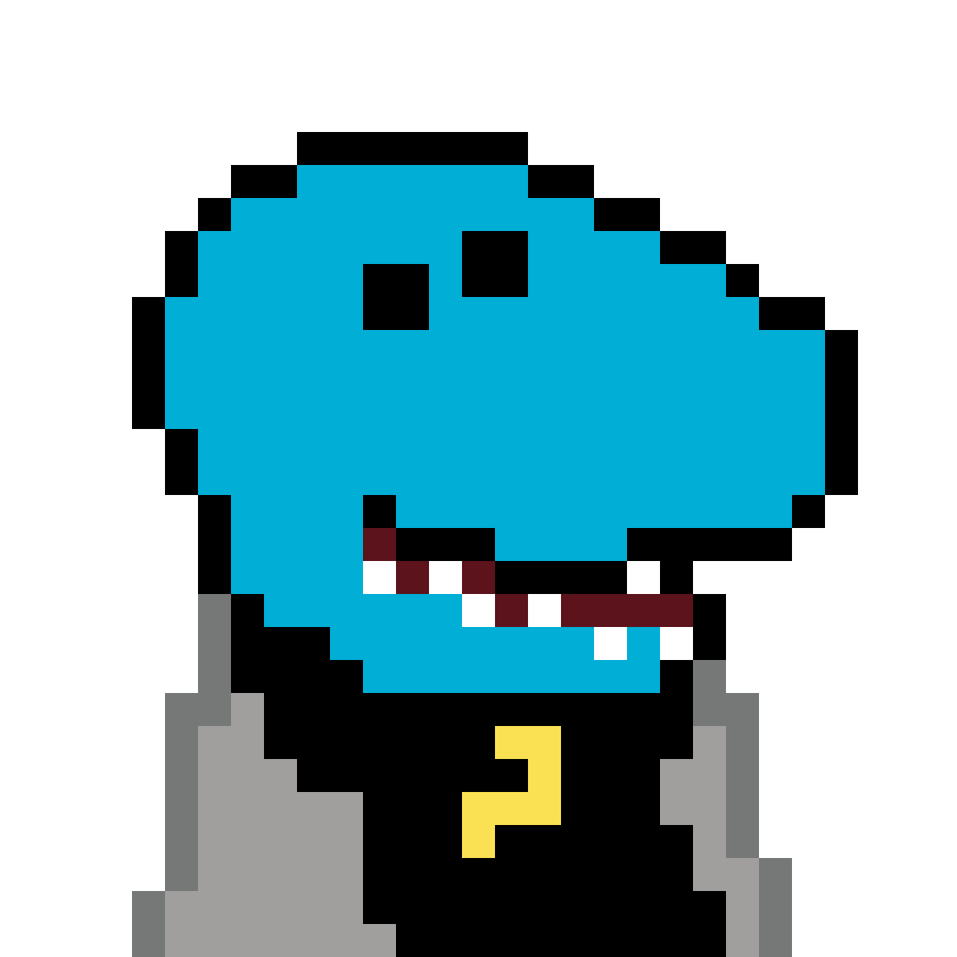 Pärlplatta mönster för Dinosaurio anacleto (Roberto)