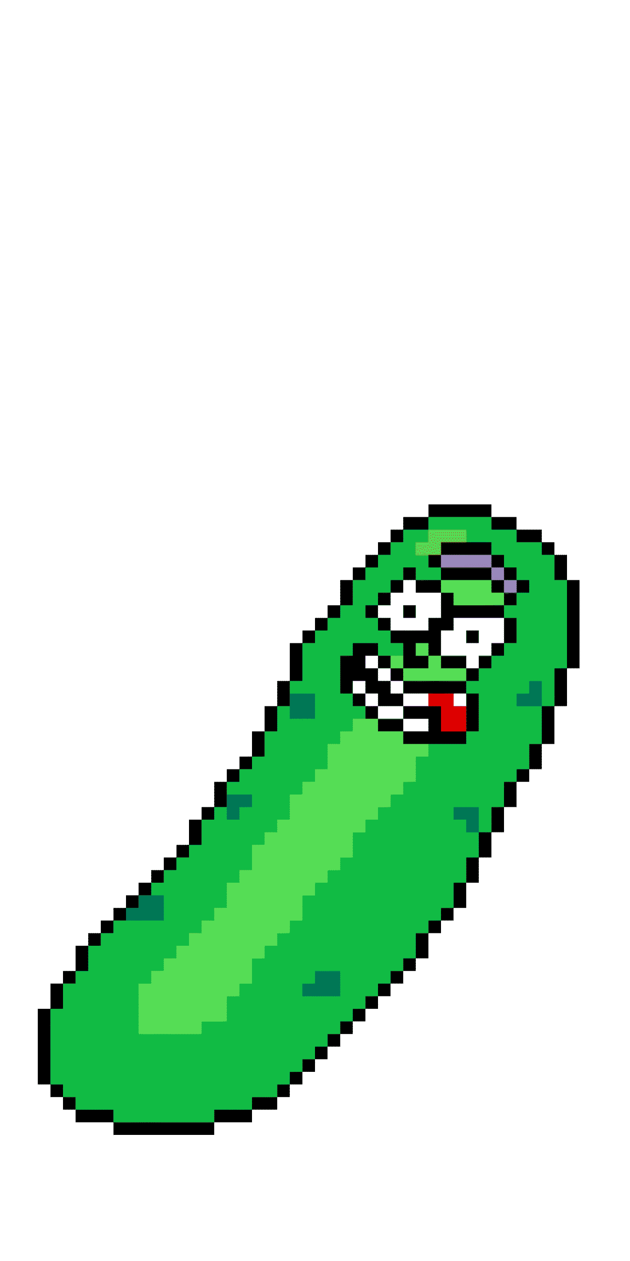 Pärlplatta mönster för Rick Pepino (rick y morty)