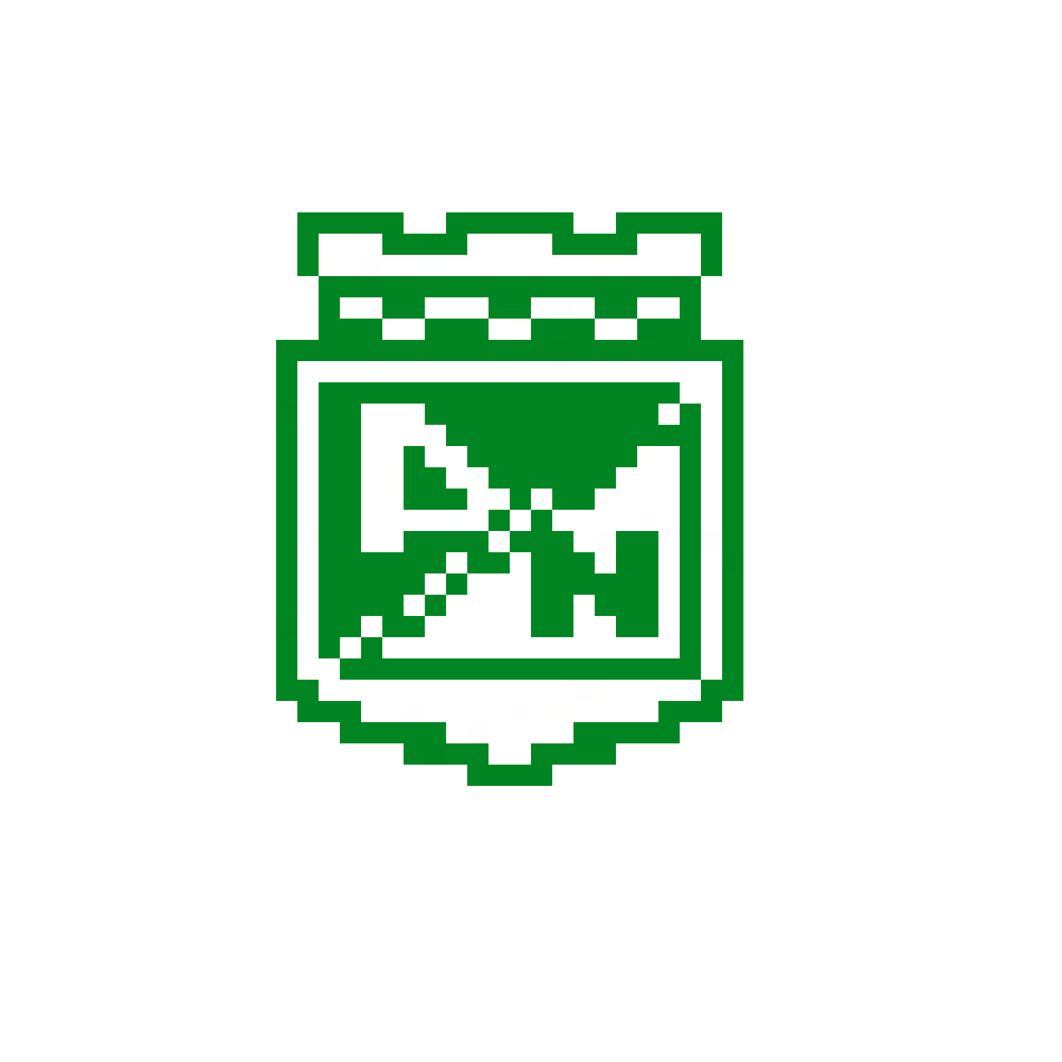 Pärlplatta mönster för Atletico Nacional Escudo