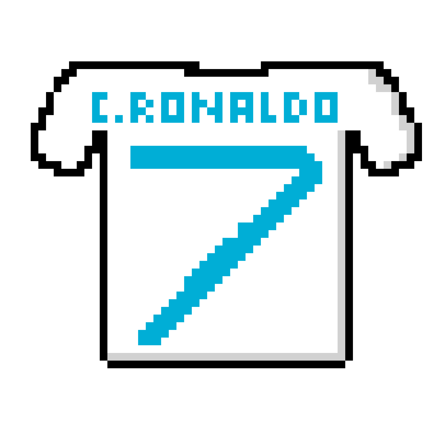 Pärlplatta mönster för Cristiano Ronaldo