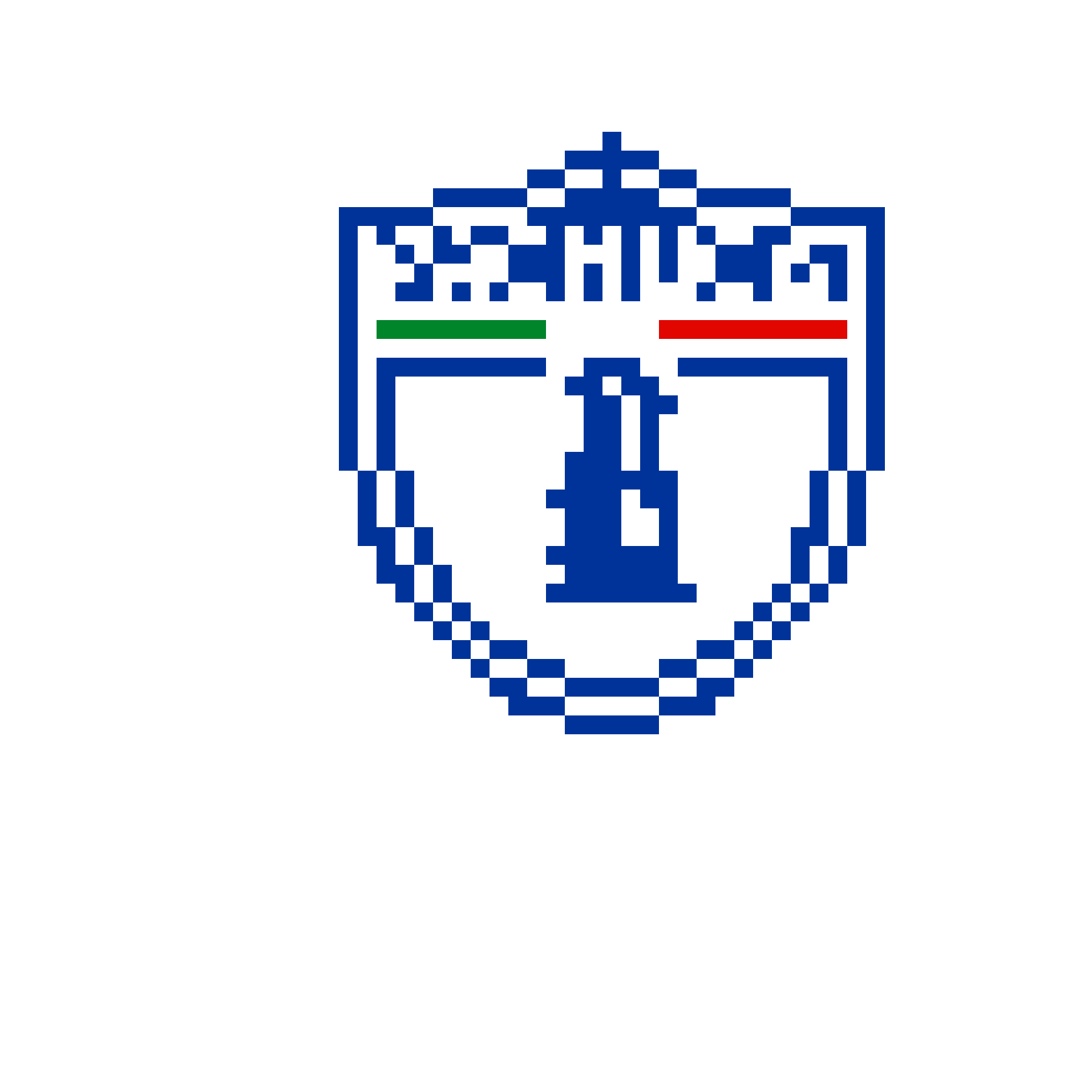 Pärlplatta mönster för Logotyp för Pachuca