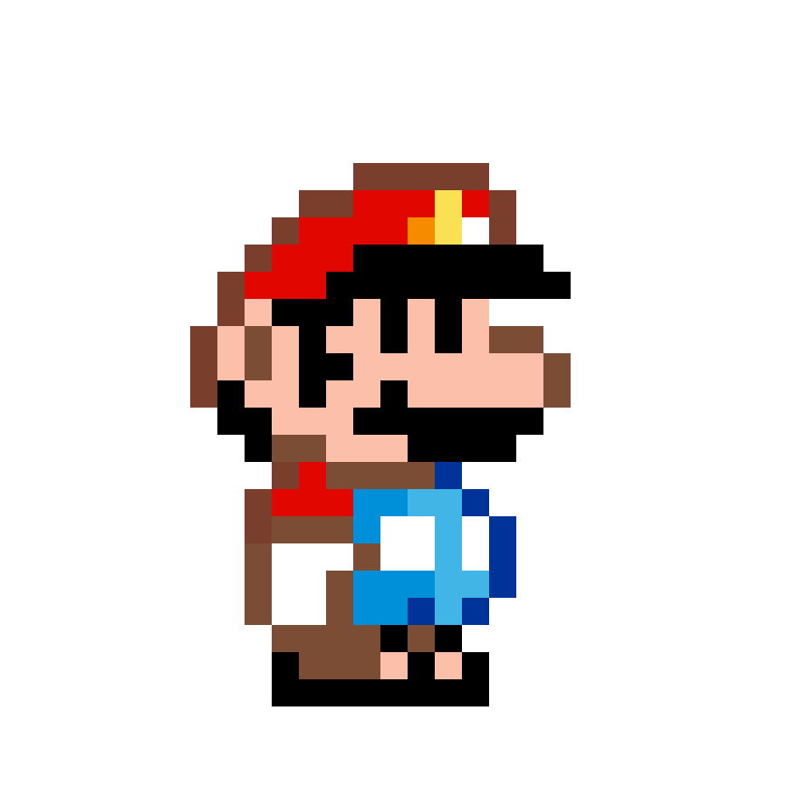 Pärlplatta mönster för super mario