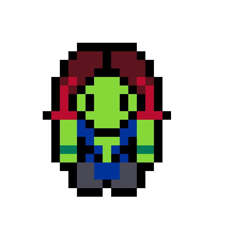 Pärlplatta mönster för gamora