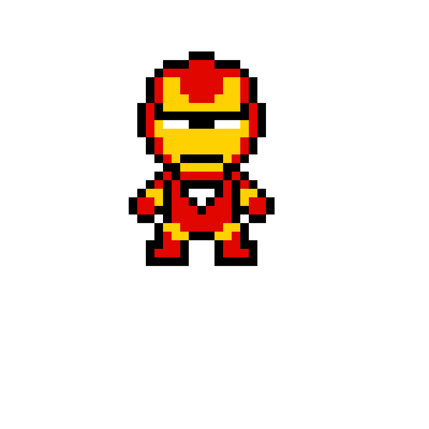 Pärlplatta mönster för IRON MAN