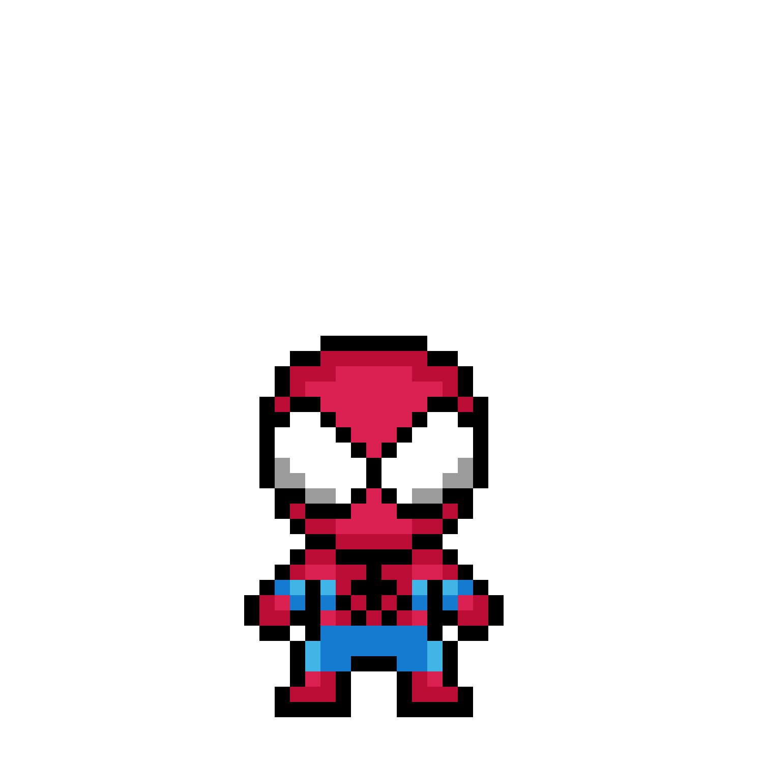 Pärlplatta mönster för Spider-Man