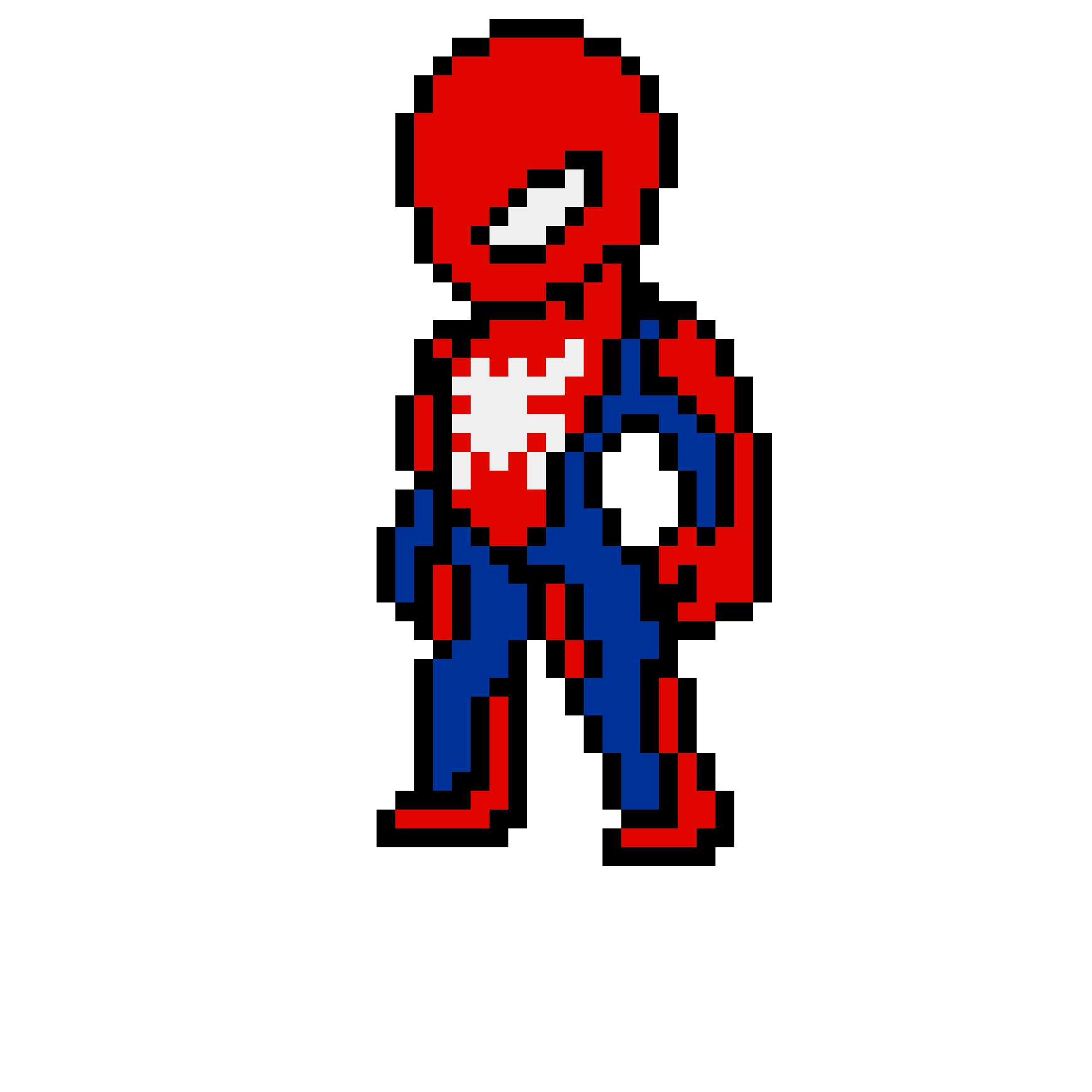 Pärlplatta mönster för Spiderman 1.4