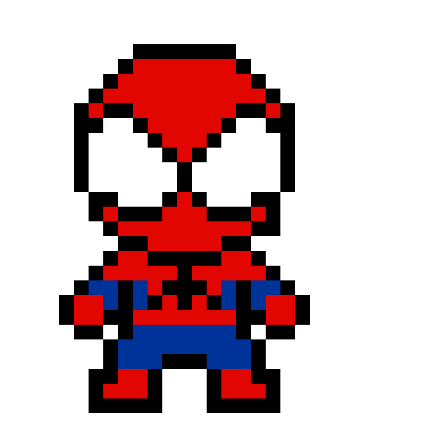 Pärlplatta mönster för SpiderMan