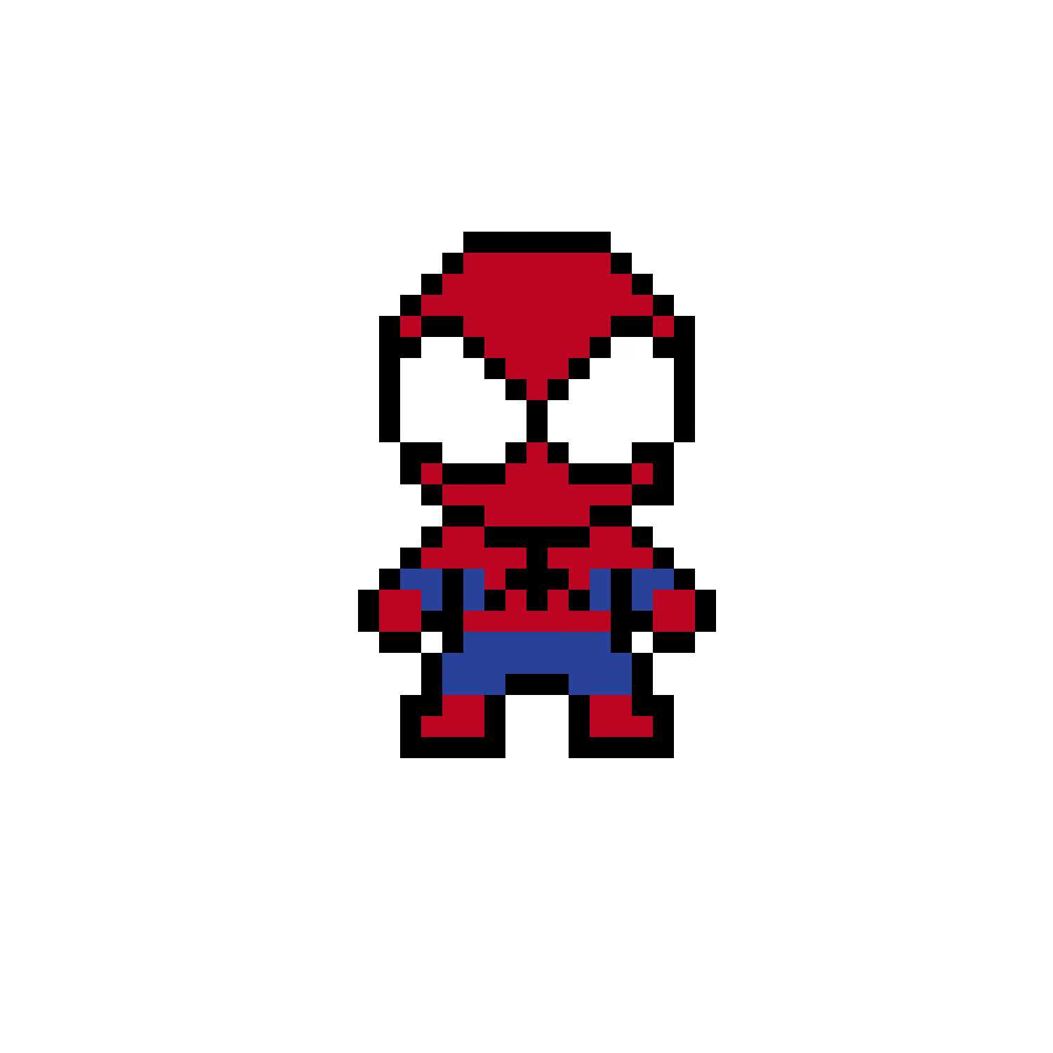 Pärlplatta mönster för Superhjältar - Spiderman