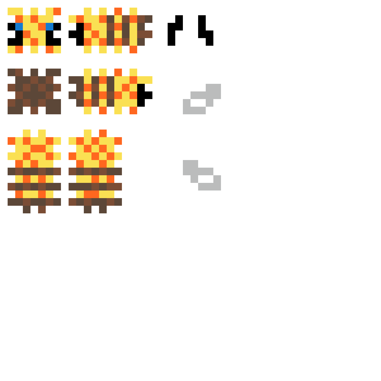 Pärlplatta mönster för Bivax minecraft armable fix