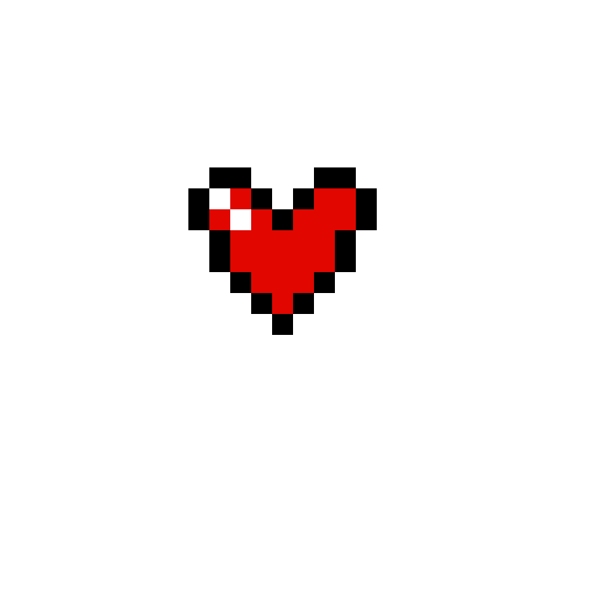 Pärlplatta mönster för Corazon Minecraft