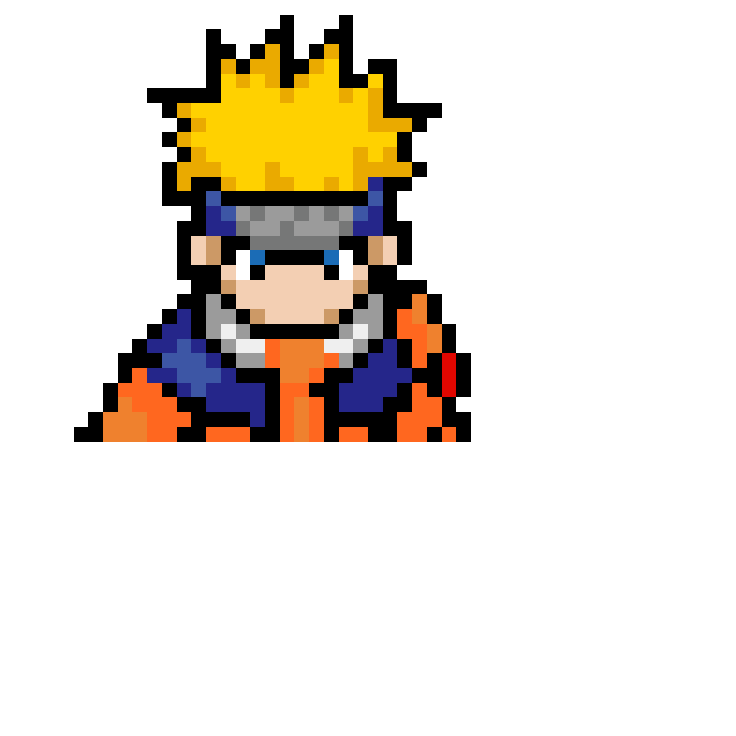 Pärlplatta mönster för naruto