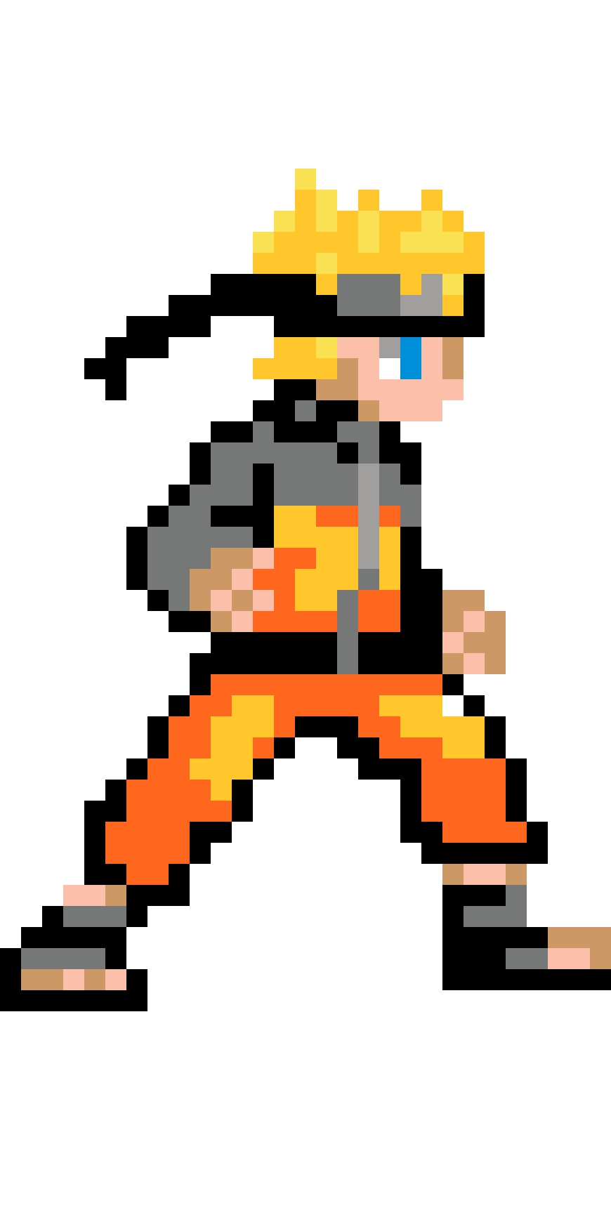 Pärlplatta mönster för Naruto