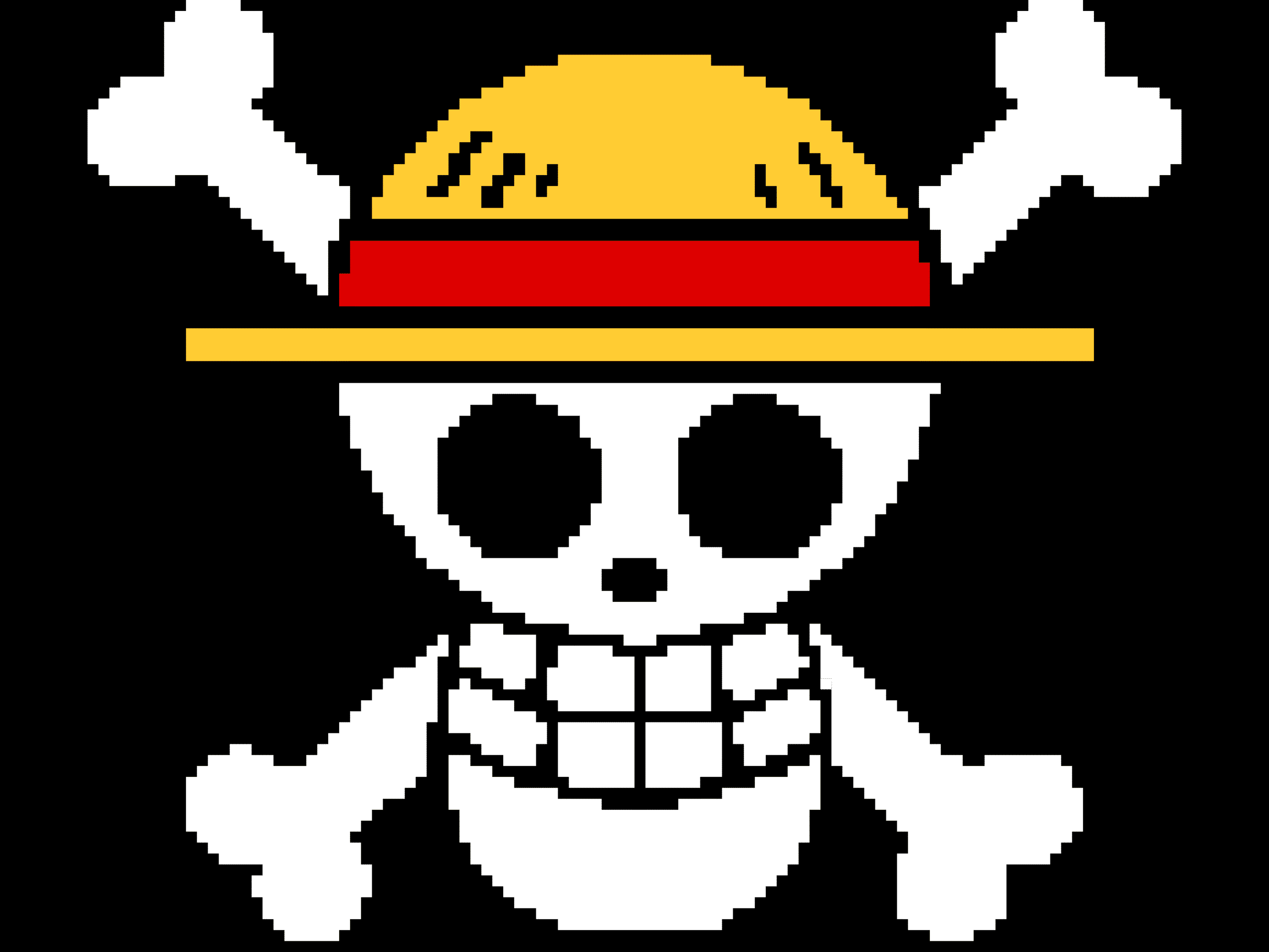 Pärlplatta mönster för Pirater Straw Hat