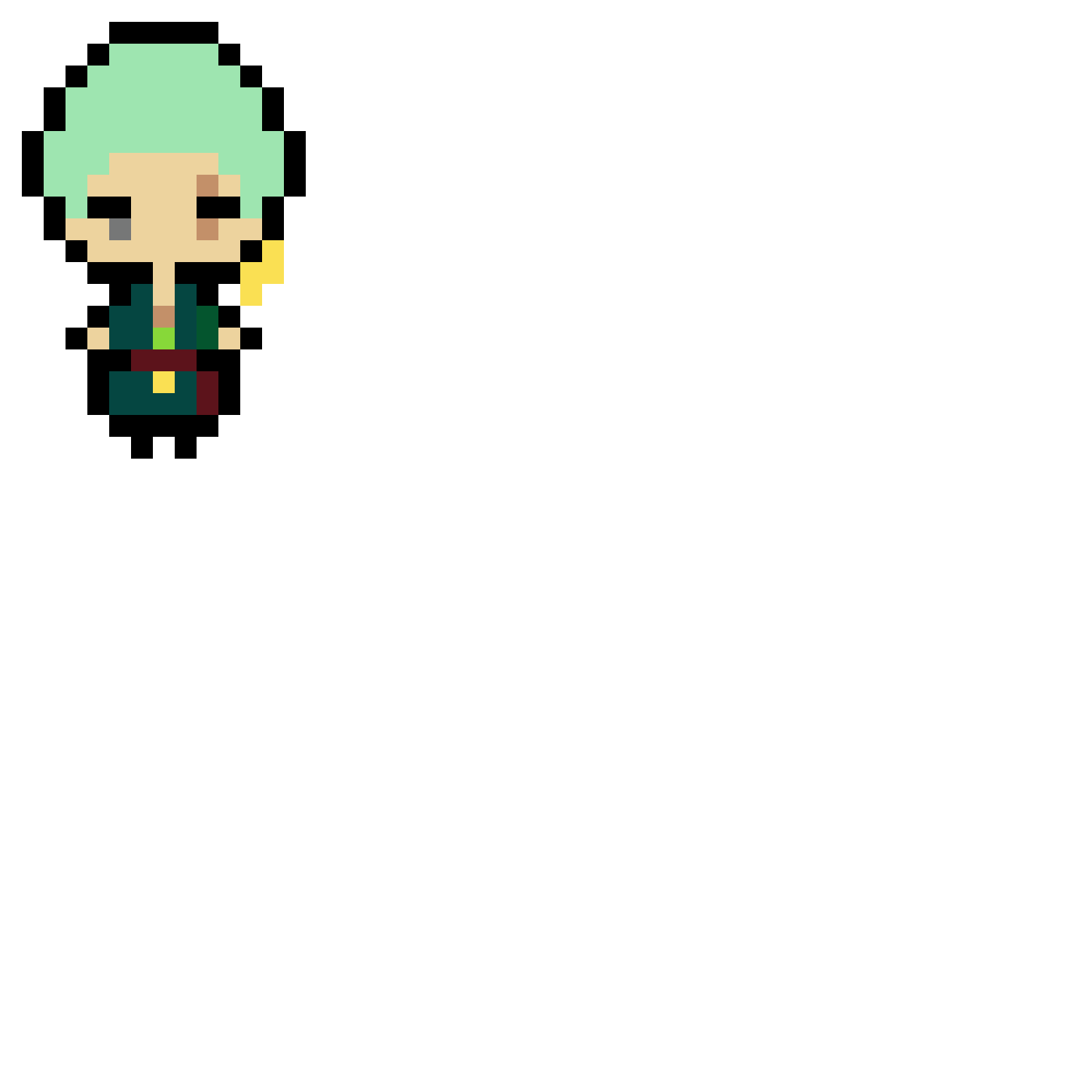 Pärlplatta mönster för Roronoa Zoro (Post-Time Skip)