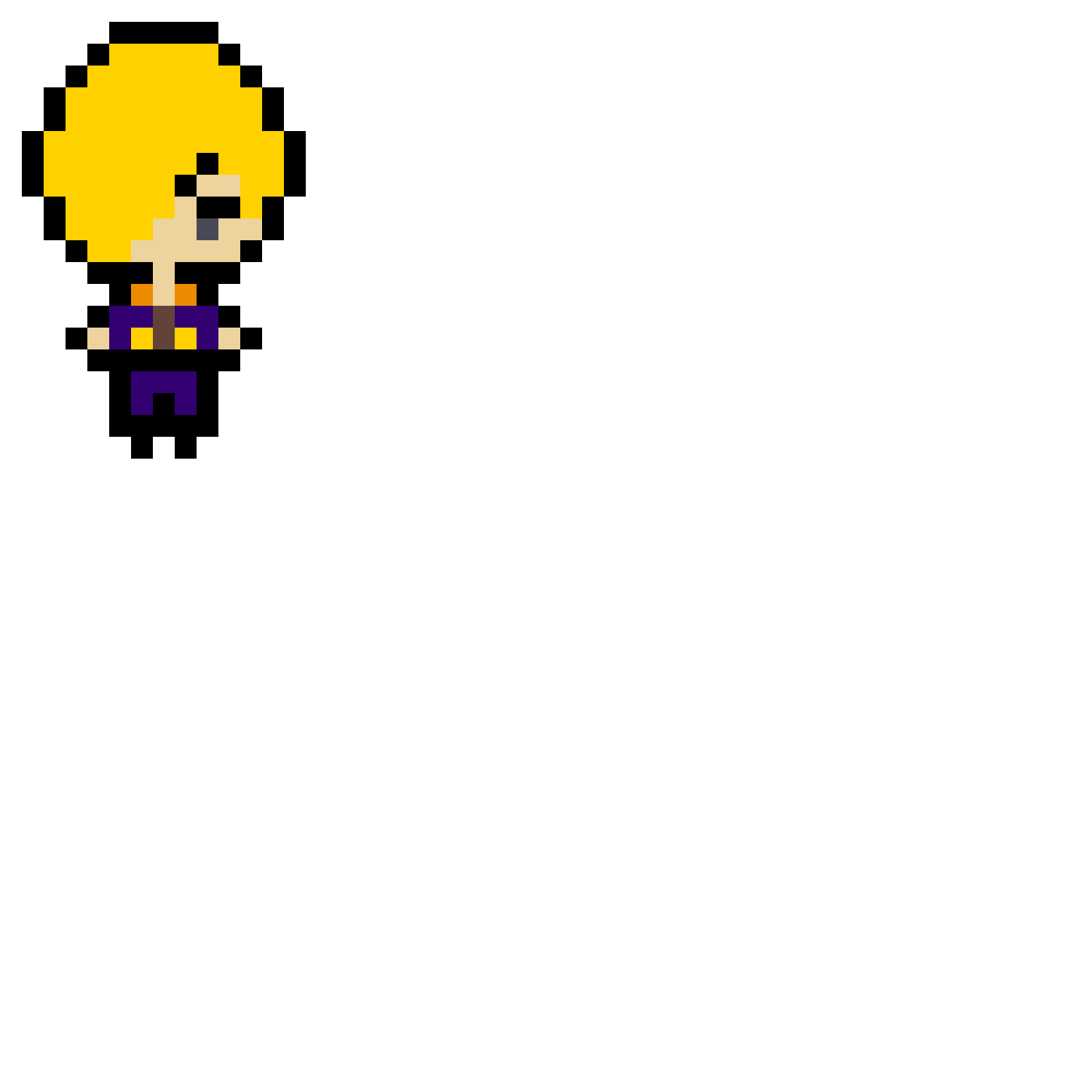 Pärlplatta mönster för Vinsmoke Sanji (Post-Time Skip)