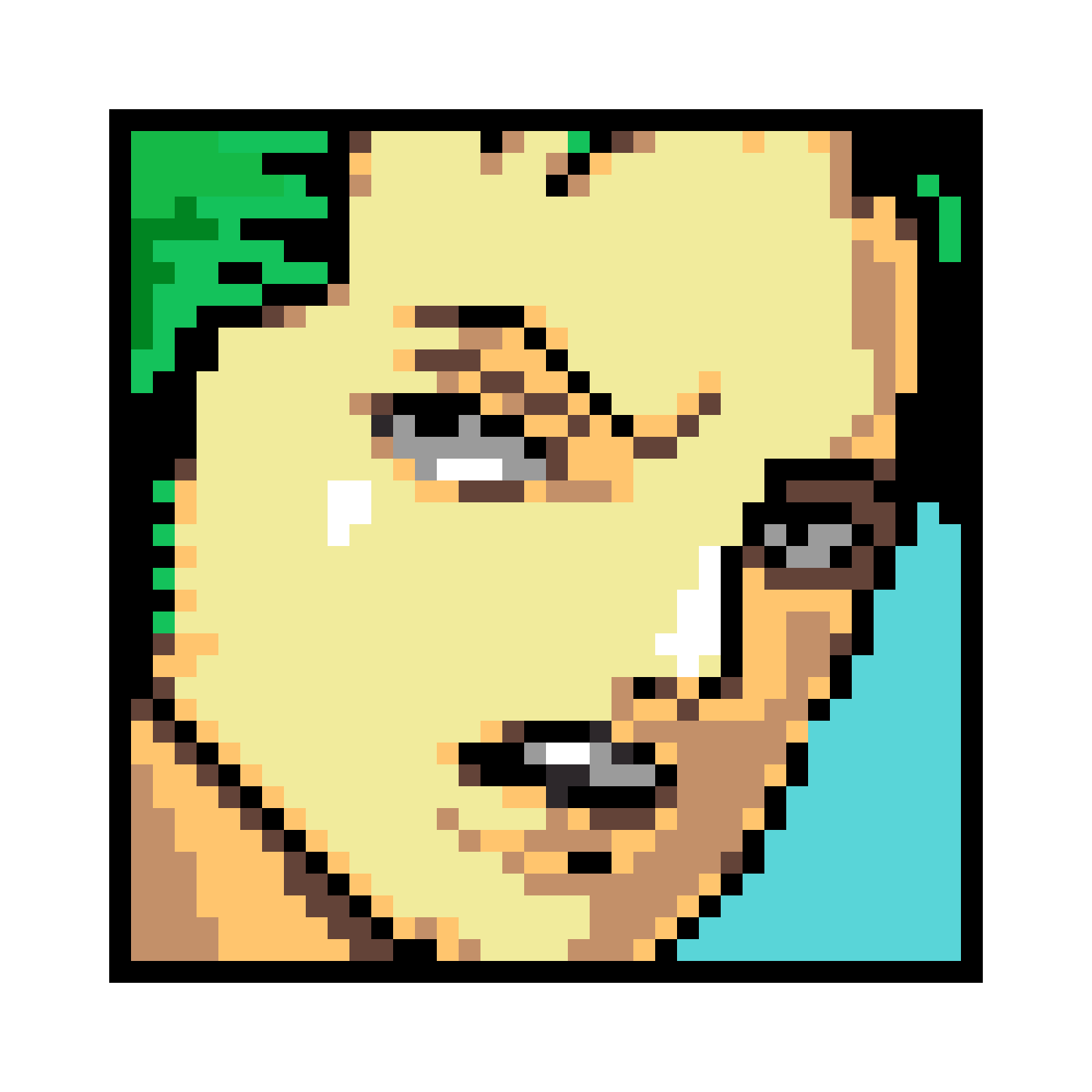 Pärlplatta mönster för Zoro