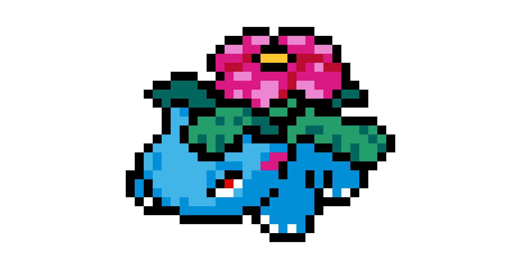 Pärlplatta mönster för #03 Venusaur