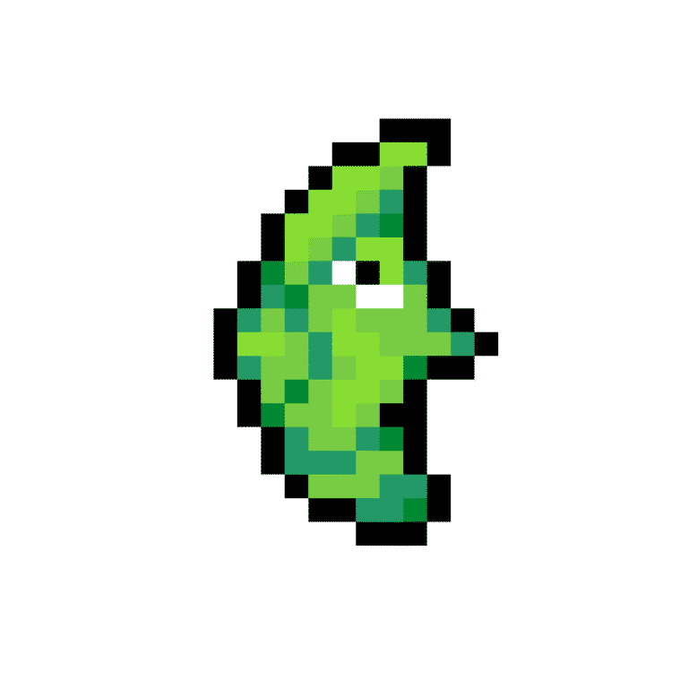 #11 Metapod – Pokemon Pärlplatta Mönster